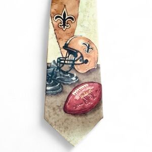 NFL New Orleans Saints Silk Necktie.